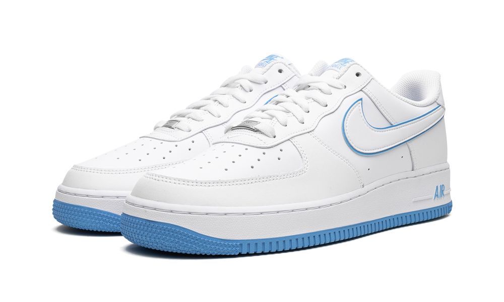 Nike - Air Force 1 Low '07 — White / University Blue