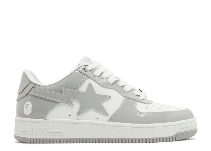 A Bathing Ape® BAPE STA™ Low – Grey/White