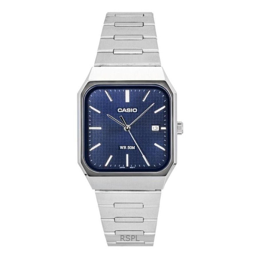 Casio — MTP-B145 Quartz — Gold / Royal Blue Dial