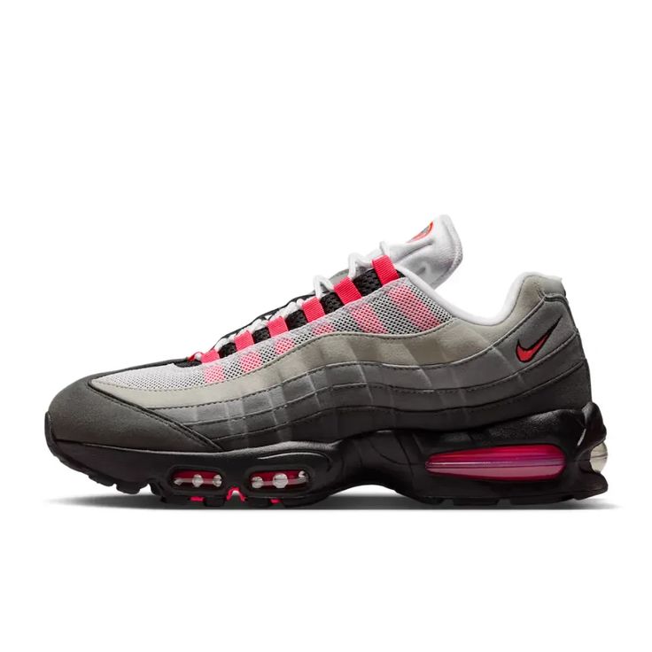 Nike — Air Max 95 — Black / Solar Red