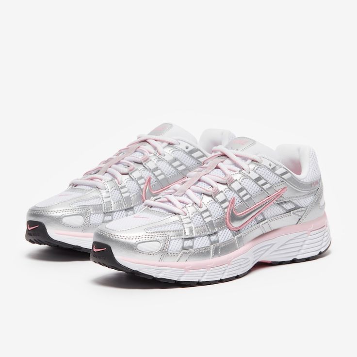 Nike — P-6000 — Pink / Silver Metallic
