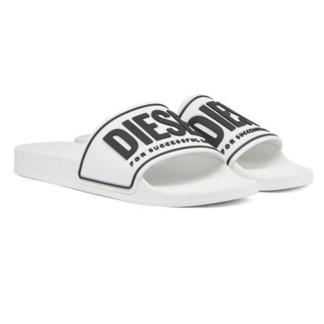 Sa-Mayemi-Pool slides with 3D logo white