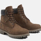 Timberland — 6-Inch Premium Waterproof Boot — Dark Brown Nubuck