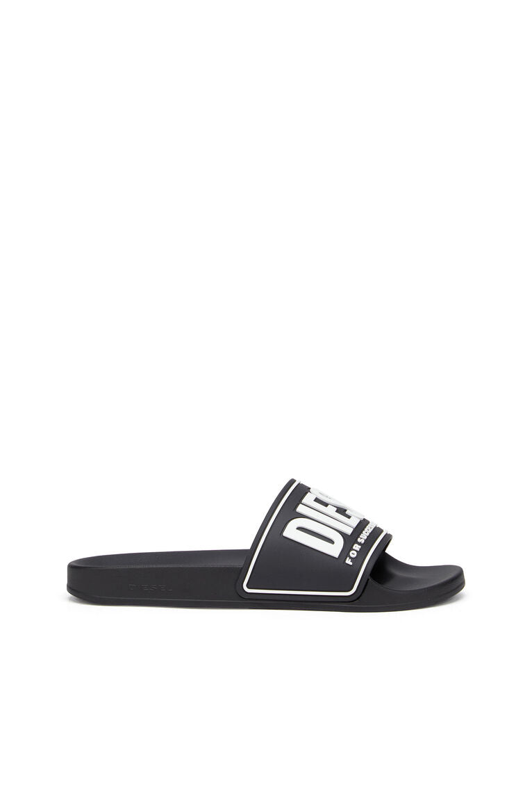 Sa-Mayemi-Pool slides with 3D logo
