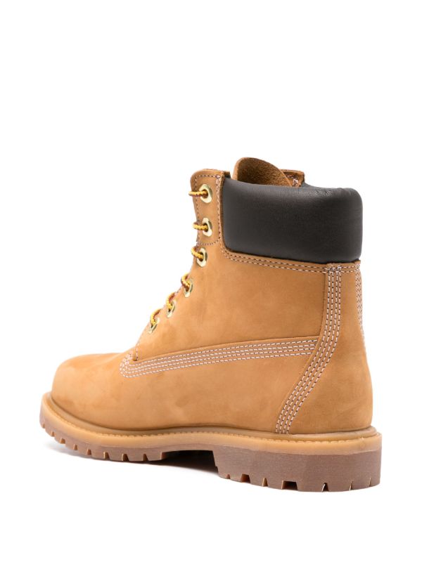 Timberland-Premium camel brown 6-Inch waterproof lace-up boots