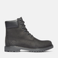 Timberland Premium black 6-Inch lace-up leather boots