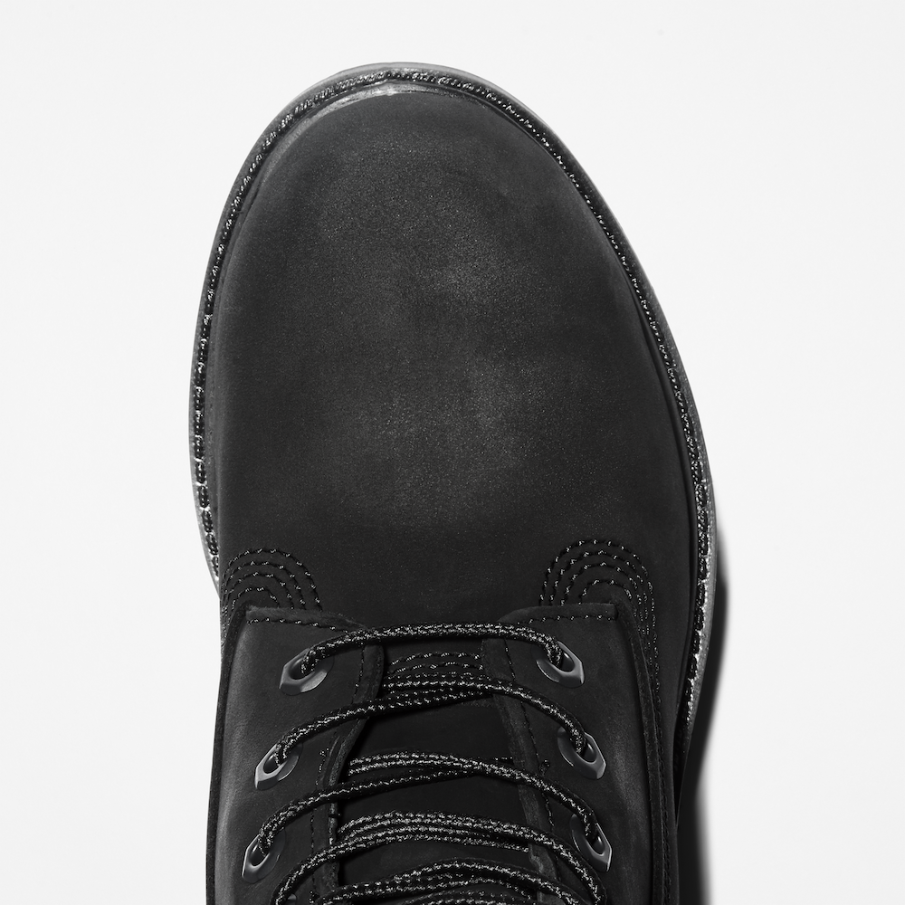 Timberland Premium black 6-Inch lace-up leather boots
